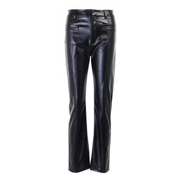 AIIOU Sexy Faux Leather Pants for Women Black PU Motorcycle Ridding Style Straight Hight Waist Slim Party Leggings Trousers Pant Q0801