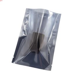 5-9cm width Small Flat Open Top Anti-static Bags Grey Transparent Antistatic Package for Electronic Accessories Shield Baghigh quatity