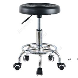 Hydraulic Adjustable Salon Stool Swivel Rolling Tattoo Chair SPA Massage Commercial Furniture sea shipping DAJ314