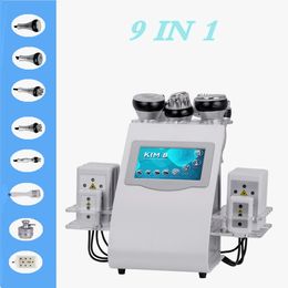 Portable Slimming Massager 40khz Ultrasound Cavitation Device 9In1 40K Radio Frequency Rf Ultrasonic beauty machine