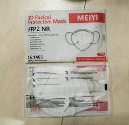 KN95 FFP2 CE Mask Eu Whitelist Factory Supply Anti-Fog Haze Influenza dustroof filtering 95% Reusable 5 layer protective Mascherine Adult Face mask