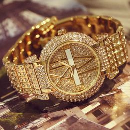 Luxus Diamant Frauen Uhren Mode Edelstahl Armband Armbanduhr Frauen Design Quarzuhr Uhr relogio feminino 220212