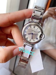 Famous Brand Women Geometric Quartz Watches Rose Silver Stainless steel roman number Wristwatch Female Calendar clock 33mm