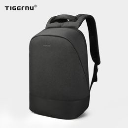 School Backpack Men Fashion Tigernu Light Weight Travel Male Mochila With USB Charging Port 15.6inch Laptop Male