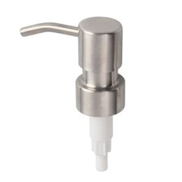 Stainless Steel Hand Soap Dispenser Pump Tops For Amber Bottle 28/400 Countertop Soaps Lotion Dispenser, Jar Not Included