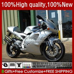 OEM Body For Aprilia RS-250 RS RSV 250 RS250 RR 1995-1997 Bodywork 24No.200 RSV250R RSV-250 RS250R 95 96 97 ALL Silvery RSV250RR RS250RR RSV250 1995 1996 1997 Fairing