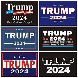 2024 Trump Car Stickers Car Bumper Window Sticker 14.8*21CM PVC Tags US Presidential Campaign Trump Sticker Auto Body Decoration BT1116