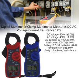 Multimeters Junejour LCD Digital Multimeter Clamp DC AC Voltage Current Resistance 1Pcs