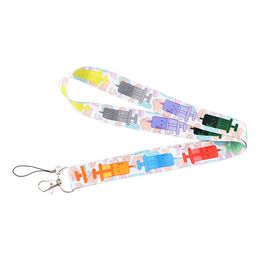 10pcs/lot J2540 Blood Draw Doctor Nurse Gift for Nursing Clinical Keychain Key Badge Phone Card Holder Cover Lanyard