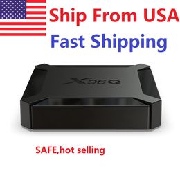 SHIP FROM USA X96Q TV Box Android 10.0 2GB RAM 16GB Smart Allwinner H313 Quad Core Netflix Youtube Set Top Box