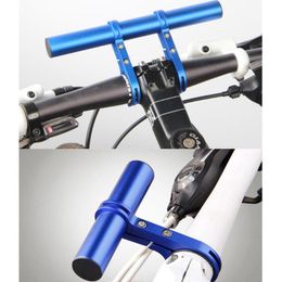 Bike Handlebars &Components 10cm Handlebar Extender Extension Carbon Fibre Bracket Aluminium Clamp For Bicycle Speedometer Headlight Light La