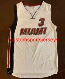 Mens Women Youth Rare Dwyane Wade Basketball Jersey Embroidery add any name number