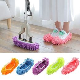 Multifunction Floor Dust Cleaning Slippers Shoes Lazy Mopping Shoes Home Floor Cleaning Micro Fibre Cleaning Shoes Big Size 45