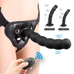 Prostate Massager Wireless Remote Vibrator Anal Beads Butt Plug G Spot Stimulator Penis Vibrating Dildo sexy Toys For Men Women