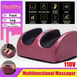 Shiatsu Kneading Electric Foot & Leg Massager 3 Levels Adjustment Warm