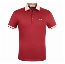 2022GG Mens polos t shirt fashion Embroidery short Sleeves Tops Turn-down Collar tee Supre casual polo shirts Men's Tees