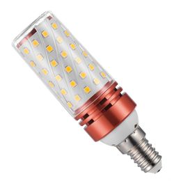 4pcs / lot e27 e14 12w 16w smd2835 led 촛불 전구 220v 230v 에너지 따뜻한 / 멋진 화이트 LED 저장 옥수수 램프 Bombillas 홈 라이트 슈퍼 밝은 D3.0