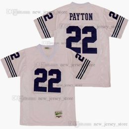 high school football jerseys UK - Movie WALTER PAYTON 22 HIGH SCHOOL Jerseys Custom DIY Design Stitched College Football Jersey
