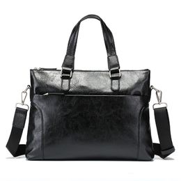 Men's laptop Briefcase Soft Leather Messenger Bag Mens Designer Handbags High Quality for Man Shoulder Satchels Tote Bag