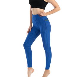 Women Seamless Sexy Anti Cellulite Pocket Leggings High Waist Fitness Workout Push Up Hip Lifting Sports Slim Pants