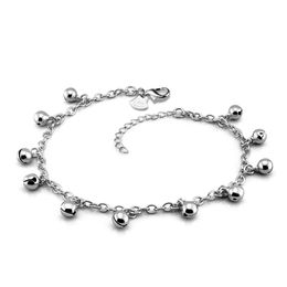 Fashion Sweet 925 Sterling Silver Lucky Little Bell Bracelet Simple Cute Girl Anklet Fine Jewellery For Women Elegant Accessories