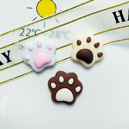 New Cute Cartoon Cat Stickers Claw DIY Resin Jewelry Accessories Cream Glue Phone Case Decoration Material Hair Accessories Patch