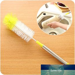 1PC Baby Bottle Brush Nipple Brush Milk Feeding Bottle Brushes Teat Cleaning Brush Sponge Rotating Washing