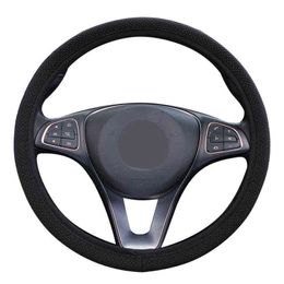 1Pc Coprivolante Car Universal Car Steering Wheel Cover AntiSlip Funda Volante Coche Steering Wheel Cover J220808