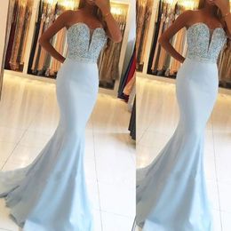 Fashion Wholesale-stylish New Lady Women's High Waist Long Strapless Sexy Prom Gown Dress