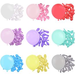 Party Decoration 30/50/100pcs Colourful Macaroon Balloon 10inch Air Latex Wedding DIY Garland Birthday Event Decor