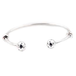 NEW 2021 100% 925 Sterling Silver Diamond Spot Bracelet Fit DIY Original Fshion Jewellery Gift