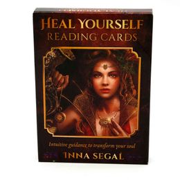 Heal Yourself Reading English Version Tarot Series Board Games Playing for Adults Oracles Cards