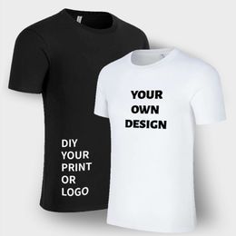New 2021 EU Size 100% Cotton Custom T Shirt Make Your Design Text Men Women Print Original Design High Quality Gifts Tshirt 210302