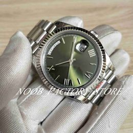 Men Size Watch Super BPf Factory 228239 904L Stainless Steel BRACELET Green Roman Dial 40MM Cal. 3255 Automatic Movement BPF Dual Date Sapphire Glass Dive