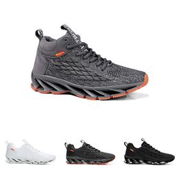 Non-Brand Running Shoes For Men Triple Black White High Top Grey Fashion Blade Personality Shoe Mens Trainers Outdoor Sports Sneakers