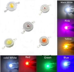 Light Beads 50X 3W High Power Light-Emitting Diode LEDs Chip SMD Bead Emitter White Red Green Blue Yellow Bulb Diodes Lamp 120 Degrees