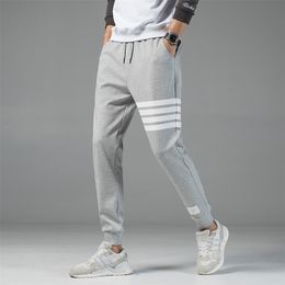 Autumn Men's Casual Sweatpants Solid High Street Trousers Men Joggers Oversize Brand Quality Pants 4XL 210715