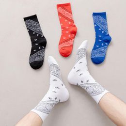 Men's Socks Mans Sox Printing Pattern Basketball Casual Cotton Adult Autumn Winter Absorb Sweat Classic Korean Skarpetki