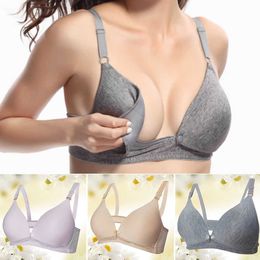 2020 Soft Maternity Seamless Nursing Bra Women's Fitness Bra Underwear Push Up Comfort Sleep Bralette Maternity Feeding Bra Hot Y0925