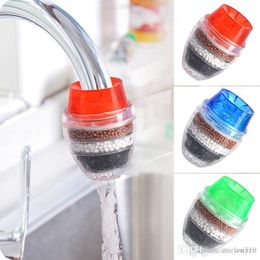 Household Activated Carbon Water Filter Mini Kitchen Faucet Purifier Water Purifying Water Clean Filter Tap Filtration Cartridge XVT0990