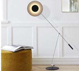 Post-modern metal living room sofa floor lamp Nordic designer creative Adjustable bedroom design lighting