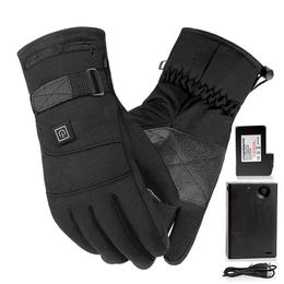 Motorcycle Gloves Touch Screen Winter Gloves Rechargeable Electric Heating Glove Waterproof Motorbike Gloves H1022