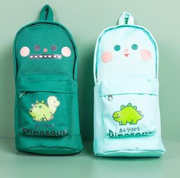 Cute creative pencil case Backpack Children Stationery bag lovely dinosaur pencil pen case pouch boys girls canvas school tools bag