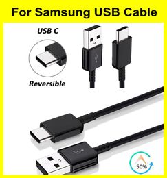 оригинальный кабель для передачи данных samsung Скидка OEM Оригинальные USB типа C кабели 1.2M USB-C к проволоке заряда CURD-C для Samsung S8 S9 быстро белое черное зарядное устройство шнур данных