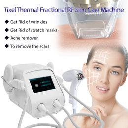 Tixel Thermal Fractional Machine Acne Scar Wrinkle Removal Stretch Marks Remove Skin Care Beauty Equipment With 2 Handpieces