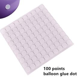 Party Decoration 100 Points Balloon Attachment Glue Dot Stickers Birthday Decorations Adult Kids Baby Shower Wedding Supplies