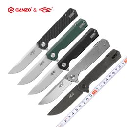 ganzo pocket knife Australia - Firebird Ganzo FH11 FH12 FH13 60HRC D2 blade G10 carbon fiber Stainless steel Handle Folding knife Survival Camping Pocket Knife tactical edc outdoor tool