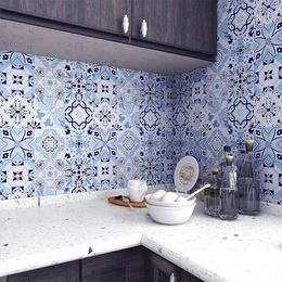 Wallpapers Self Adhesive Waterproof Stickers Kitchen Non-Slip Wear-Resistant Peel And Stick Home Bathroom Wall Renovation