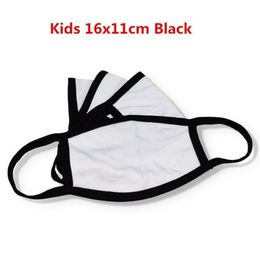 Blanks Sublimation Face Mask Adults Kids Double Layers Dust Prevention Mask For DIY Heat transfer Print