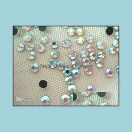 Rhinestones Loose Beads Jewellery 16Ss 4Mm Dmc Fix Crystal Strass Rhinestone Iron-On Ab Fix Glass Stones Ss16 Drop Delivery 2021 D2Eih